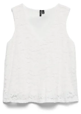 Immagine prodotto di Top Vero Moda VMHONEY, maglia, adulto, donna, bianco, bianco / bianco neve, tinta unita