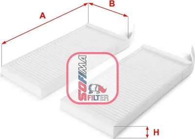 Produktbild von SOFIMA S 3164 C Innenraumfilter Pollenfilter für RENAULT MASTER III Kasten (FV)