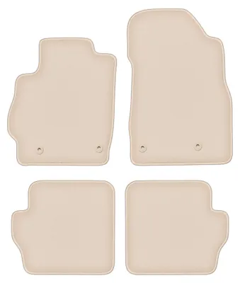 Immagine prodotto di Tappetini in moquette per Mazda 2 II 2007-2015 (hatchback) – set 4 pezzi, beige, su misura – Wielganizator FORTUNA