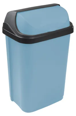 Produktbild von keeeper Abfallbehälter mit Rolldeckel, 25 l, 34 x 26 x 54, Blau (Nordic Blue)
