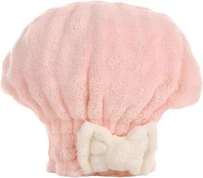 Zdjęcie produktu dla Ręcznik do włosów z mikrofibry – szybko schnący – bardzo chłonny – 29 x 20 cm – różowy