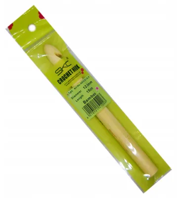 Produktbild von SKC Bambus Häkelnadel 12 mm glatt