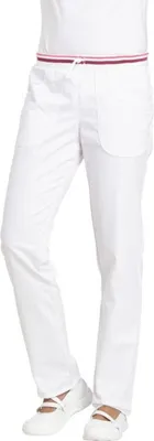 Produktbild von Leiber Hose Farbe weiß/petrol Größe 46, 08/6750/0175