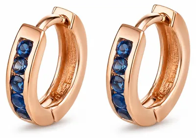 Produktbild von Ohrringe Creolen 925 Silber rosegold Zirkonia Damen Mädchen Kinder echt
