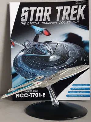 Produktbild von Star Trek U.S.S. Enterprise NCC-1701-E Starship (Box-Display Edition 8) EAGLEMOSS inkl. englisches Magazin