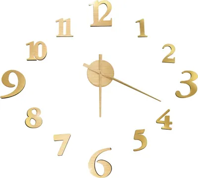 Immagine prodotto di Orologio da Parete 3D Design Moderno Oro 100 cm XXL