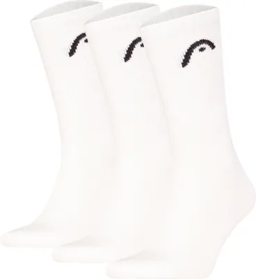 Produktbild von HEAD Uni Socken, 3er Pack - All Sport Training Crew, Sportsocken, Logo Weiß 43-46