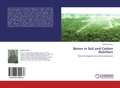 Produktbild von Boron in Soil and Baumwolle Nutrition