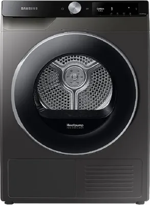 Produktbild von Samsung DV6000T, Freistehend, Frontlader, Wärmepumpe, Silber, Schwarz, 115 l
