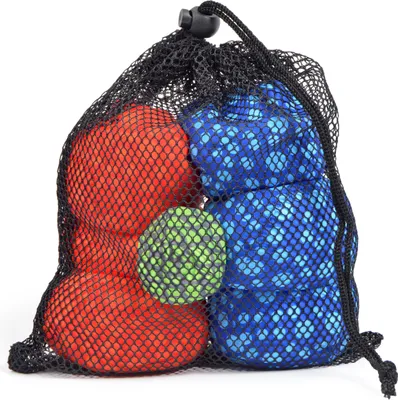 Produktbild von Ocean 5 Soft Boule "Extreme Boule" Street-Boccia - rot/blau gepunktet