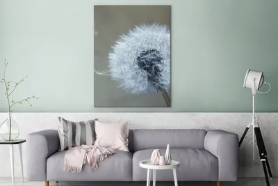 Produktbild von MuchoWow® - Leinwandbilder - Löwenzahn - Blume - Pflanze, Wandbild, Wanddeko Bilder Wohnzimmer, 90x120 cm