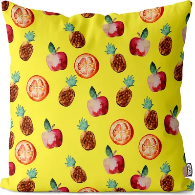 Produktbild von VOID Äpfel Ananas Orangen Kissenbezug Kissenhülle Sofakissen Kissen Deko Outdoor-Kissen Dekokissen