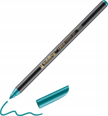 Produktbild von Edding 4-1200074, Fein, 1 Farben, Grün, Rundspitze, 1 mm, 1 mm
