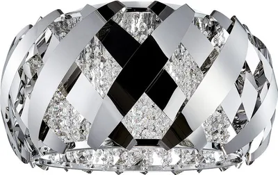 A close-up studio shot of a decorative ceiling light fixture.