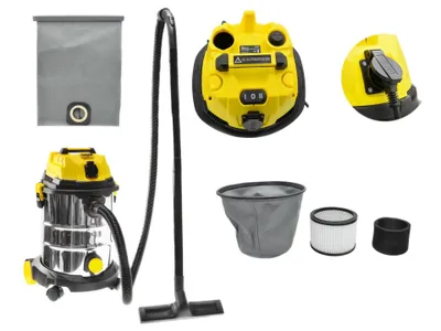 Obrázek produktu pro GEKO Průmyslový vysavač 25 l, 1800 W, s oklepem filtru G81086