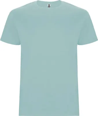 Produktbild von Roly CA6681 | Stafford T-Shirt - Doppellagiger Rundhalskragen - Farbe: Washed Blue 126 - Größe: 3XL