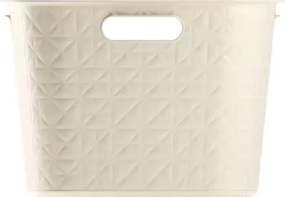 Obrázek produktu pro Koš na prádlo Curver Softex, 45 l, recyklovaný plast, 59 x 39 x 27 cm, matná bílá