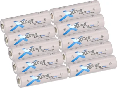 Immagine prodotto di 10x XCell Mignon AA batteria ricaricabile LSD Basic Ni-MH 1,2V 2100mAh