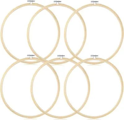 Obrázok produktu pre Krížové vyšívacie rámy – vyšívacie rámy – 6 ks – 20 cm vyšívacie rámy