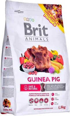 Produktbild von BRIT Animals Guinea Pig Complete - Trockenfutter für Meerschweinchen - 1,5 kg