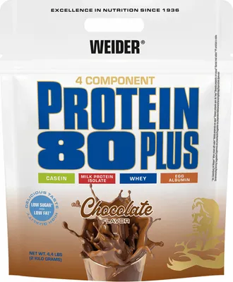 Produktbild von Weider Protein 80 Plus 2000g Beutel Schoko