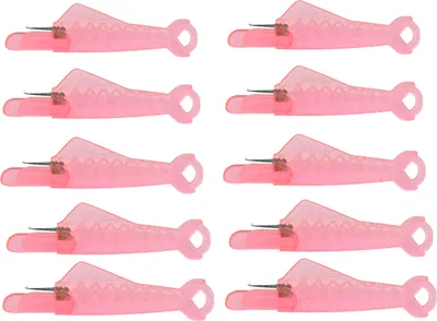 Produktbild von 10pcs tragbare Nadel -Threader -Fische Form bequem, um einen langen Lebensdauer automatisch für Stickereien zu tragen-Rosa