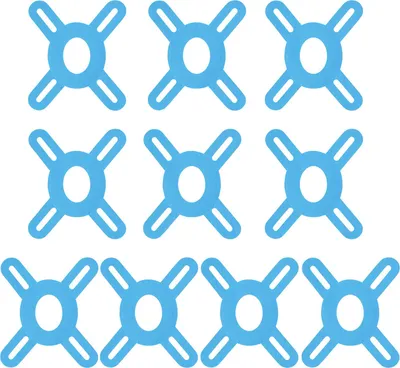 Produktbild von 10 Stück vorgeschnittenes Kinesiologie-Tape für die Knie, elastisches Sport-Knie-Tape für Kniestabilität und -unterstützung, kinetisches Tape zur Schmerzlinderung