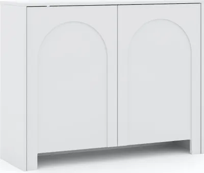 Image de Commode : deux portes, blanche