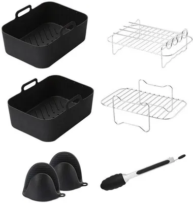 Productafbeelding van Siliconen grillplaten set voor grillstoompan en grillplaat