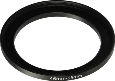 Produktbild von vhbw Step-Up-Ring Adapter 46mm - 55mm für Kamera Objektiv - Filteradapter, Metall Schwarz