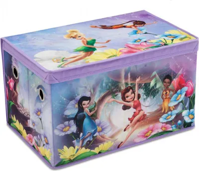Produktbild von Spielzeug-Kiste Disney Fairies Toy Box Canvas Aufbewahrungs-Box für Kinder