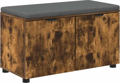 Immagine prodotto di Panca per ingresso con porta Quercia Affumicata 80 x 38 x 46 cm