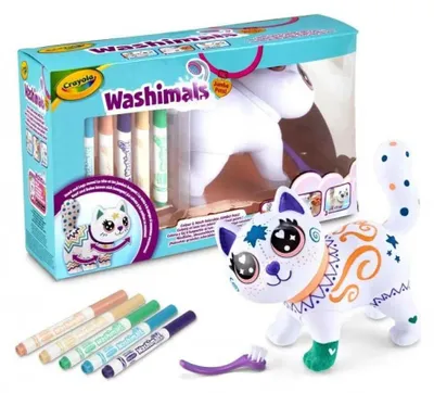 Productafbeelding van Crayola Jumbo Knuffelkat Scribble Scrubbie Jenny speelgoed