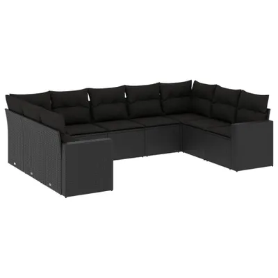 Zdjęcie produktu dla VidaXL 3251732, Czarny, Rotang, Stal, 110 kg, Dorośli i dzieci, 655 mm, 620 mm