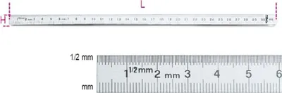 Obrázek produktu pro BETA Flexible Maßstäbe 300mm Edelstahl