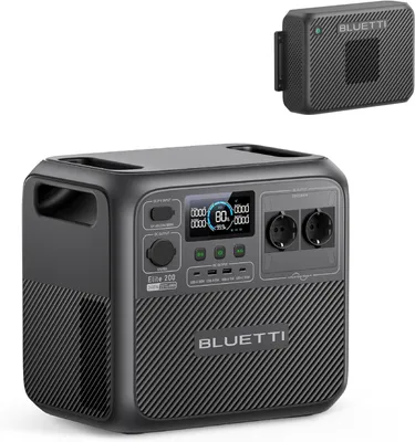 Produktbild von BLUETTI Elite 200 V2 Tragbare Powerstation & Charger 2, 2073,6Wh/1200W Generator-Ladegerät, 2,4 Std. schnelle Auto-Ladung, ideal für Camping, RV