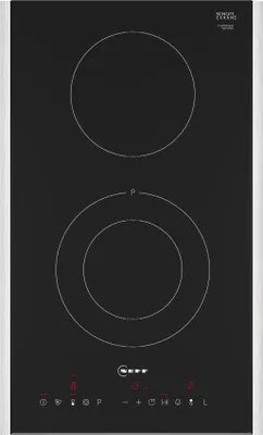 Image de Neff N 70, Plaque de cuisson domino, Electrique, 30 cm, Noir, Avec cadre en pose libre, T13TDF9L8