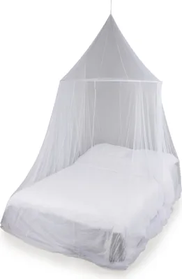 Image de Moustiquaire Deconet XL Rondo, anneau supérieur 120 cm, circonférence 13 mètres, hauteur 220 cm, blanc, 2 personnes