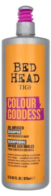 Produktbild von Bed Head Colour Goddess Shampoo, 970 ml, Shampoo, Frauen, Gefärbtes Haar, Kupfer, Rot, Anti-Frizz, Farbschutz, Ernährung, Auffrischend, Wiederbelebung, Glättend, Weichmachend