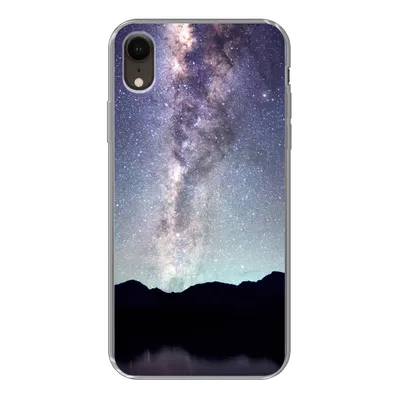 Produktbild von MuchoWow® Handyhülle Schutzhülle Hülle für iPhone XR Universum - Galaxie - Sternenhimmel - Jungen - Mädchen - Kinder Silikon Softcase Handy Hülle - Schutzdeckel