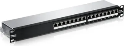 Produktbild von TRENDnet TC-P16C6AS Patch Panel, 16-Port Cat6a geschirmt