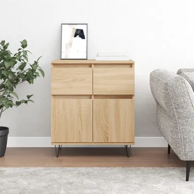 Produktbild von Möbel Sideboard Sonoma-Eiche 60x35x70 cm Holzwerkstoff - Kommoden &28194