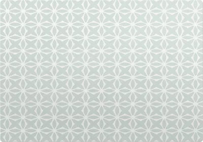 Produktbild von Geometrisches florales Muster – Bodenschutzmatte – Stuhlunterlage 100x100 cm – Rutschfest – Hartbodenmatte