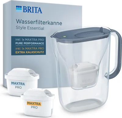 Produktbild von Brita Style Essential steinblau inkl. 1xMXPRO PP & 1xMXPRO EK