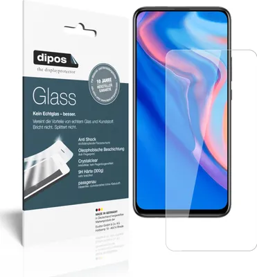 Produktbild von 2x Schutzfolie für Huawei Y9 Prime (2019) - Anti-Shock 9H Folie dipos Glass Kunststoffglas