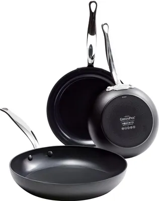 Produktbild von GreenPan Barcelona Bratpfannenset 20cm,24cm,28cm, Aluminium, antihaftbeschichtet