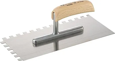 Produktbild von Fortis Glättekelle 280x130mm gezahnt 10x10mm