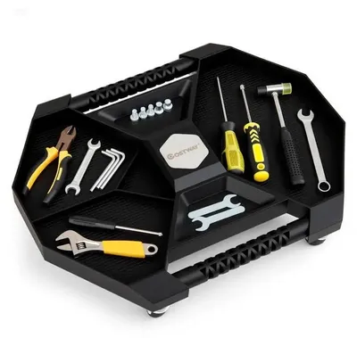 Immagine prodotto di Carrello portattrezzi mobile con 4 ruote e contenitore per utensili