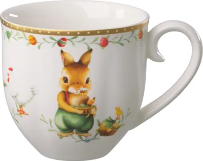 Productafbeelding van Villeroy & Boch, jaarlijkse Paaseditie, mok 2026. Afmetingen: 14 x 10 x 9,5 cm. Artikelnummer: 1486274868. EAN: 4003686457140