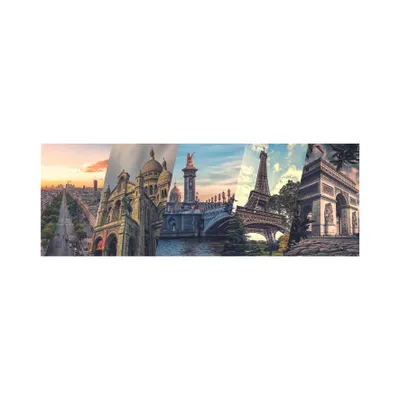 Immagine prodotto di Puzzle Parigi Collage Panoramico 2000 pezzi